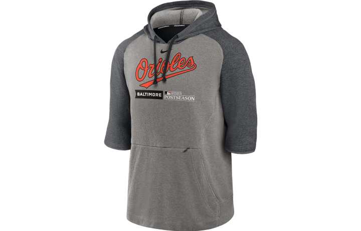 Nike Nike T Shirts Men's Gray Hooded Moderate