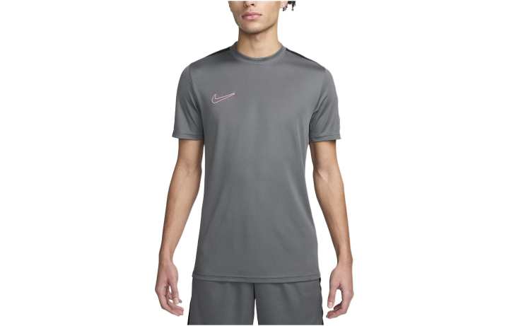Nike Nike T Shirts Men's Gray Crew Neck Moderate Straight Fit