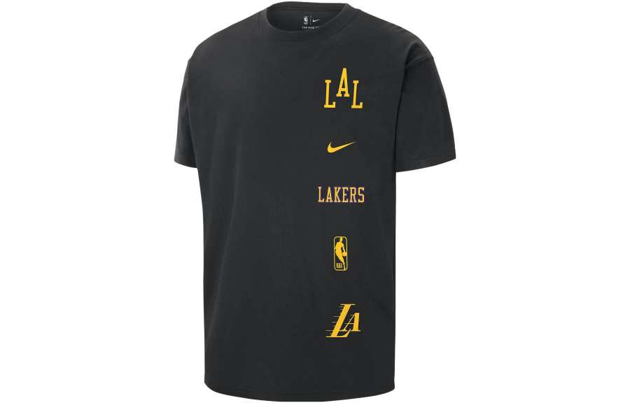 Nike Nike T Shirt City Edition 2023/24 Season, Los Angeles Lakers Men's Black