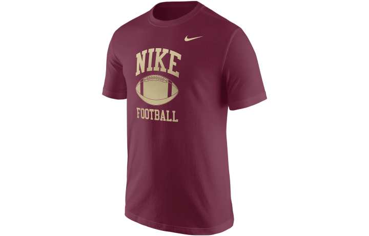 Nike Nike Football T Shirt Men's Burgundy