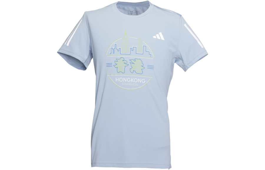 Adidas Adidas M Hk Race T Shirt Unisex Light Blue