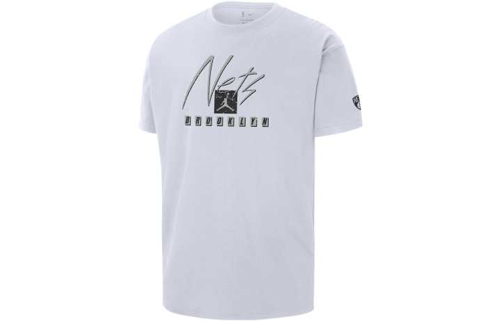 Jordan Jordan Brooklyn Nets Courtside Statement Edition Men's Jordan Nba Max90 T Shirt