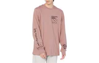 DIESEL T Shirts Men's Pink Crew Neck Moderate Straight Fit