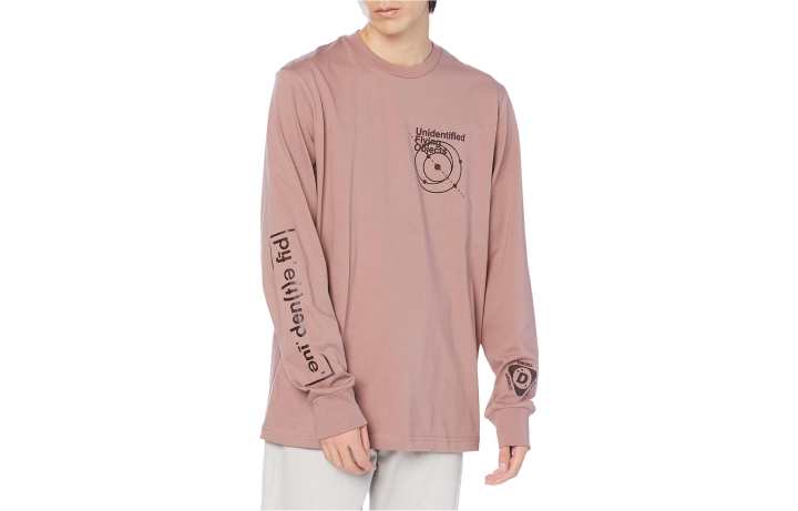 DIESEL DIESEL T Shirts Men's Pink Crew Neck Moderate Straight Fit