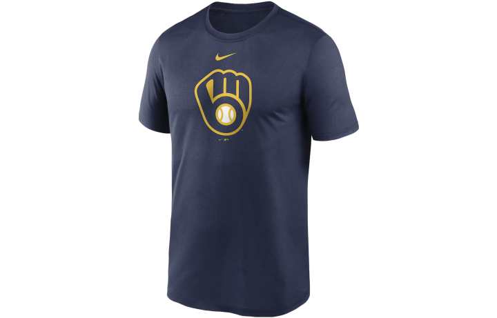 Nike Nike Milwaukee Brewers Authentic Collection Batting Practice Pregame Men's Nike Dri-FIT Mlb Top