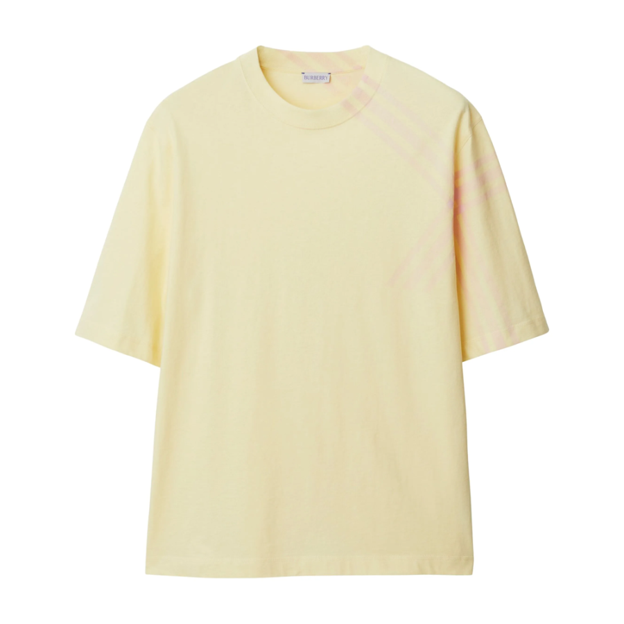 Burberry check-print cotton T-shirt