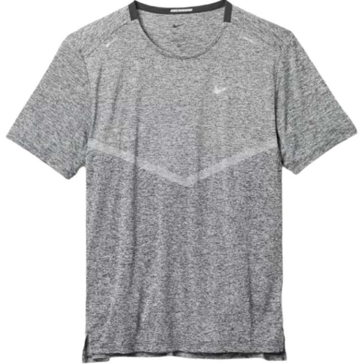 Nike Nike T Shirts Men's Gray Crew Neck Moderate Straight Fit