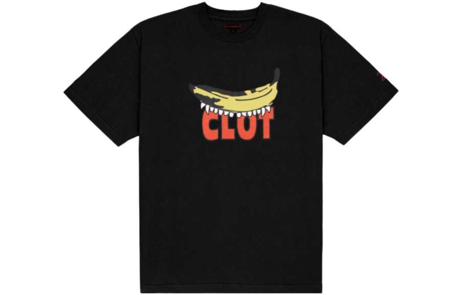 CLOT 20th Anniversary Limited Collection T Shirts Men's Black Crew Neck Moderate Straight Fit