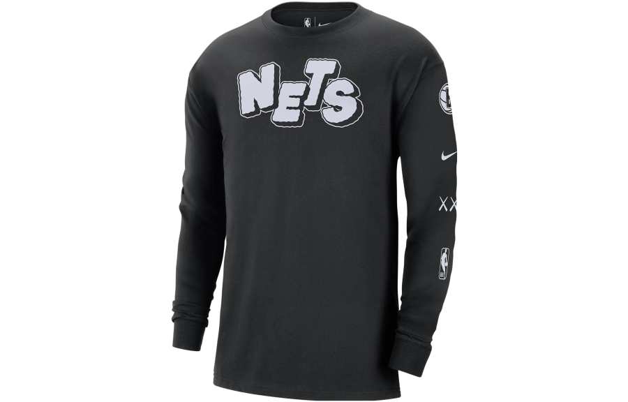 Nike Nike Brooklyn Nets 2023/24 City Edition T Shirt City Edition 2023/24 Season, Brooklyn Nets Men's Black