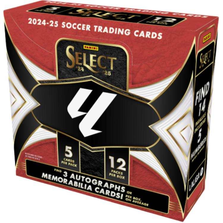 PANINI 2024 25 SELECT La Liga Hobby Edition, La Liga, Player Cards Box, Soccer Ball Sports Cards Whole Box