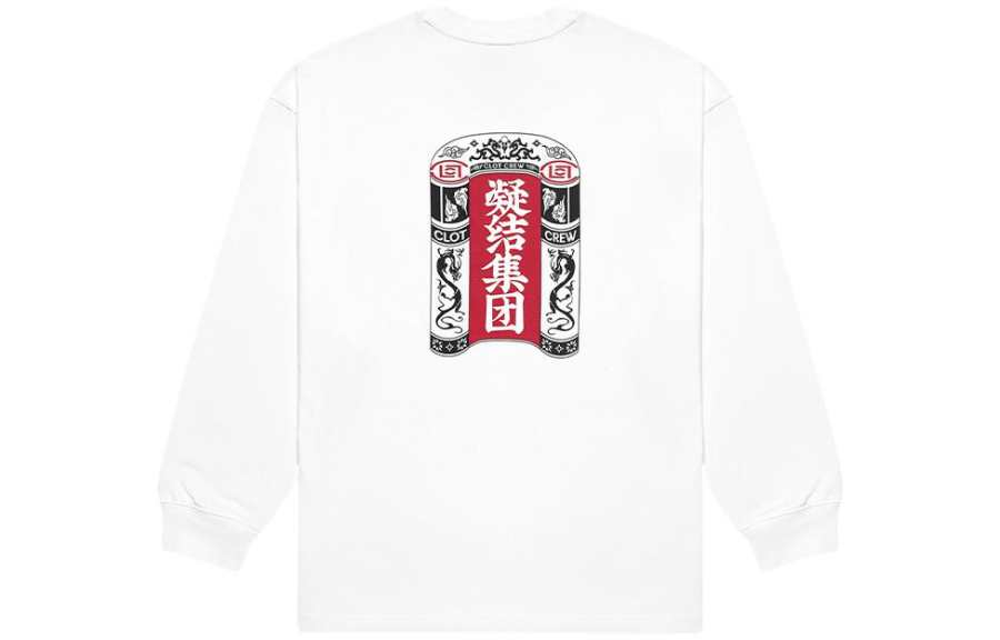 CLOT T Shirts Unisex White Crew Neck Moderate