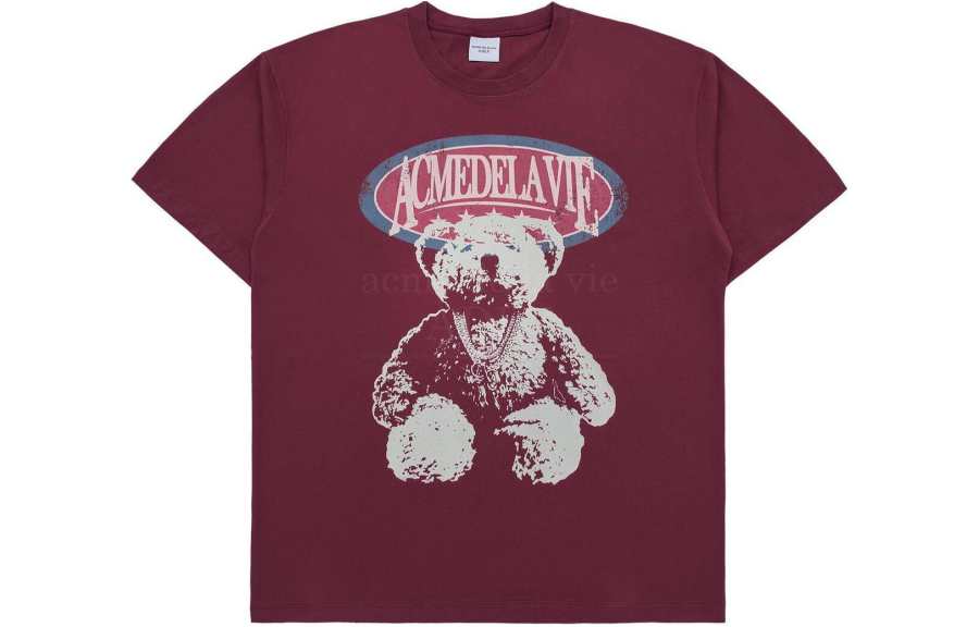 Acme De La Vie Acme De La Vie/ADLV T Shirt Unisex Burgundy