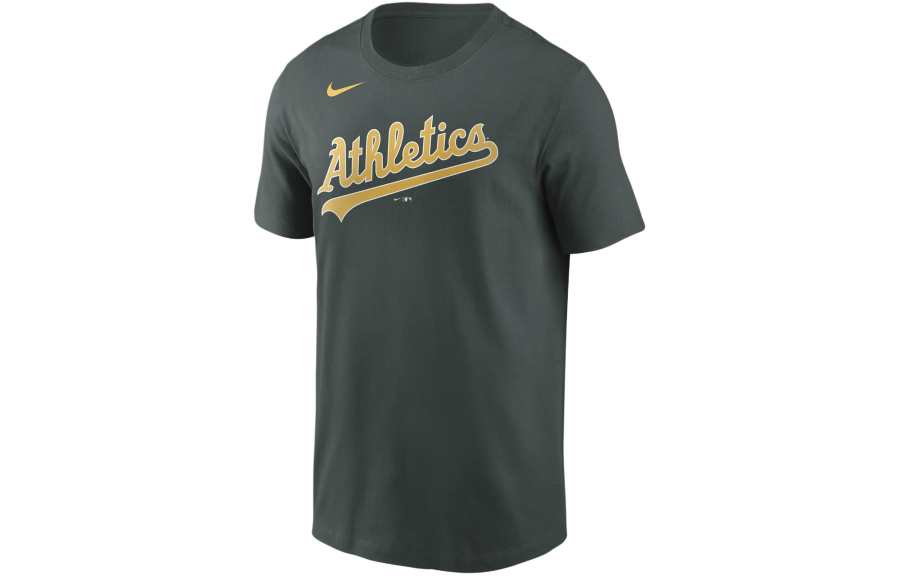 Nike Nike Wordmark MLB Oakland Athletics T Shirt Men's Green
