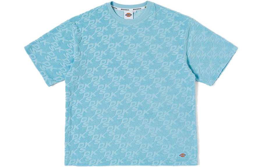 Dickies T Shirts Unisex Classic Blue Crew Neck Moderate Straight Fit