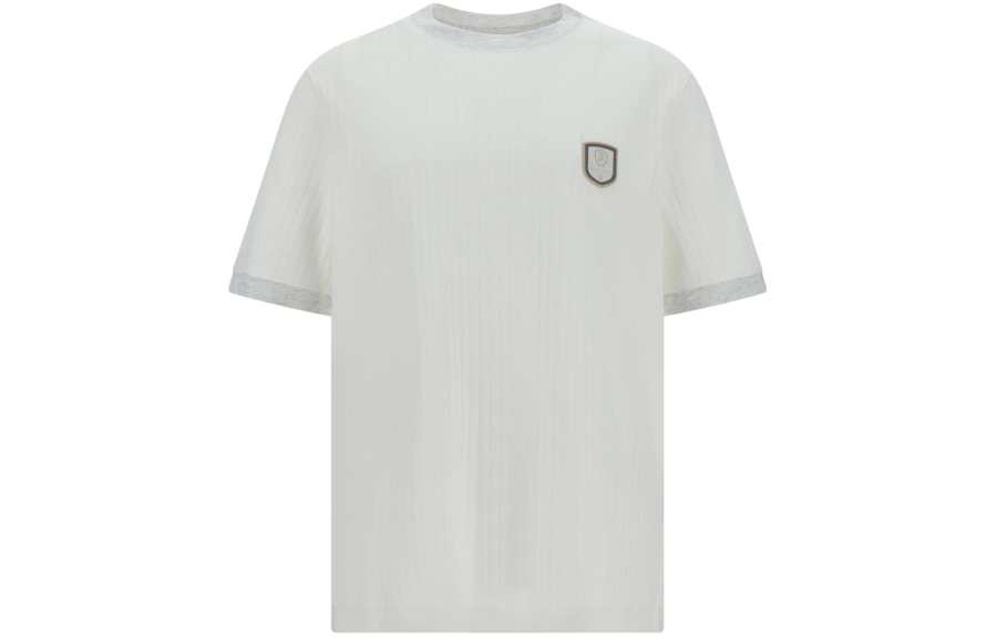 Brunello Cucinelli Brunello Cucinelli Logo Patch Crewneck T Shirt