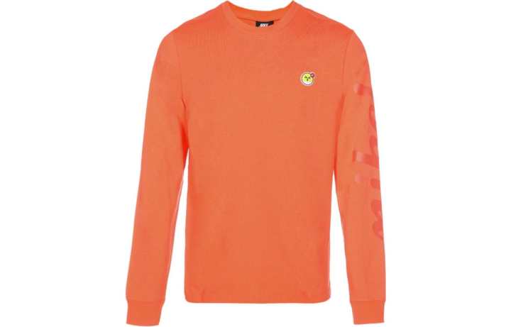Nike Nike T Shirts Men's Orange Crew Neck Moderate