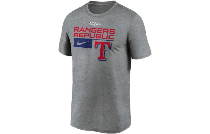 Nike Nike T Shirts Men's Gray Crew Neck Moderate Straight Fit