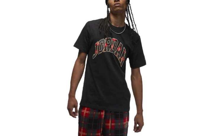 Jordan Jordan Brand Festive T Shirt Men's Black