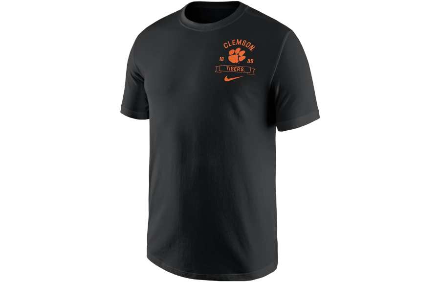 Nike Nike T Shirts Men's Black Crew Neck Moderate Straight Fit