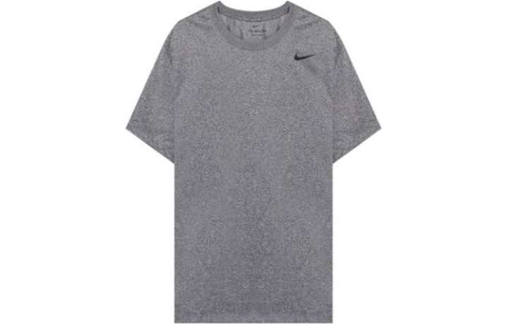 Nike Nike T Shirts Men's Gray Crew Neck Moderate