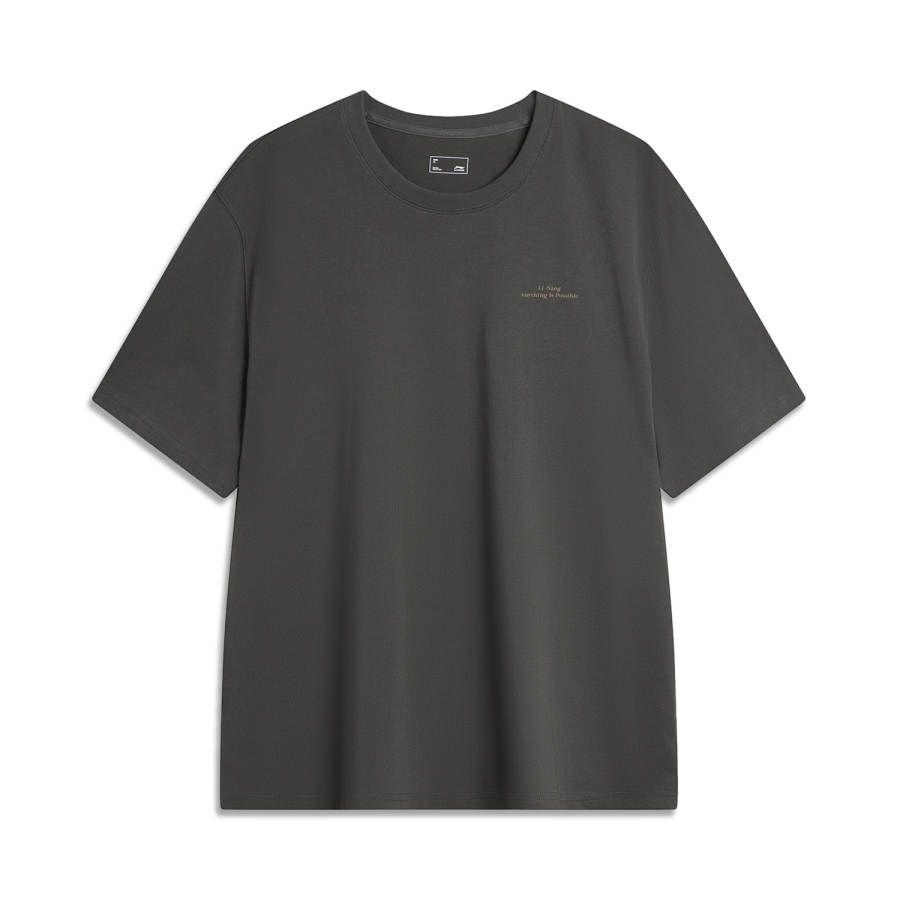 Li-Ning Li Ning Weekend Youth Sports Fashion Collection T Shirt Unisex Obsidian Lime
