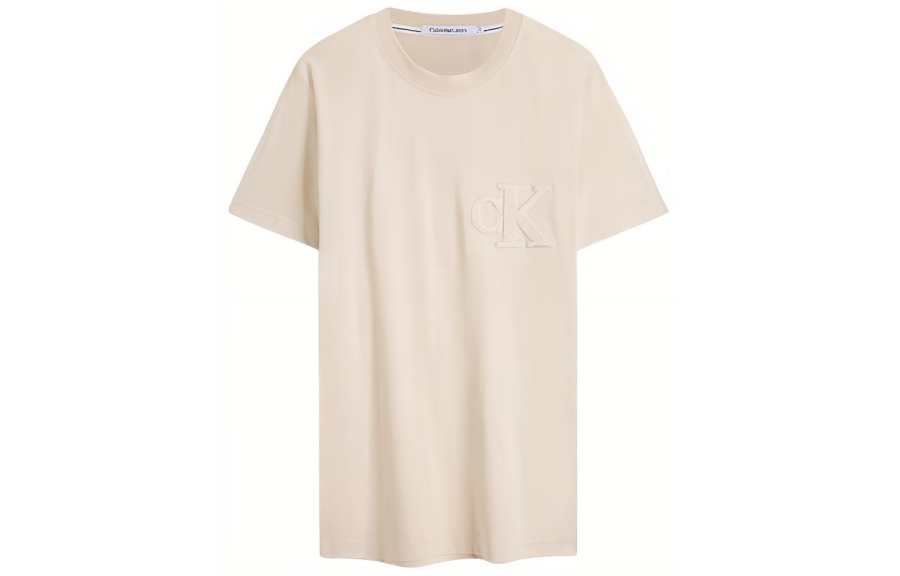 CALVIN KLEIN T Shirt Men's Milk