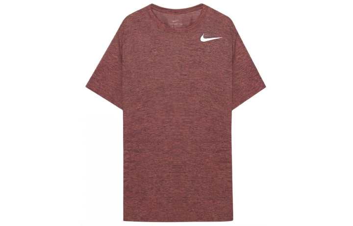 Nike Nike T Shirts Men's Red Crew Neck Moderate Straight Fit