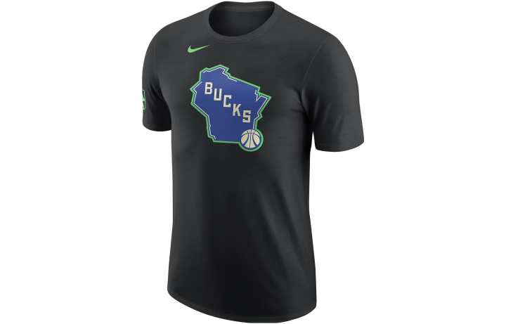 Nike Nike T Shirts Men's Black Crew Neck Moderate Straight Fit