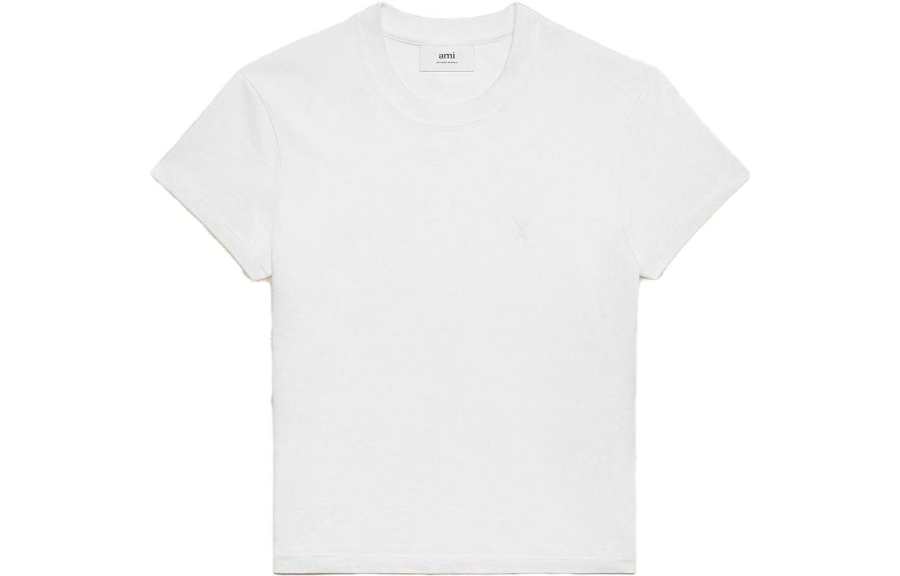AMIPARIS Ami Paris Short Sleeved Crewneck T Shirt