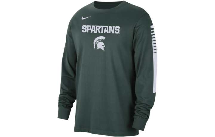 Nike Nike T Shirts Men's Green Crew Neck Moderate Straight Fit
