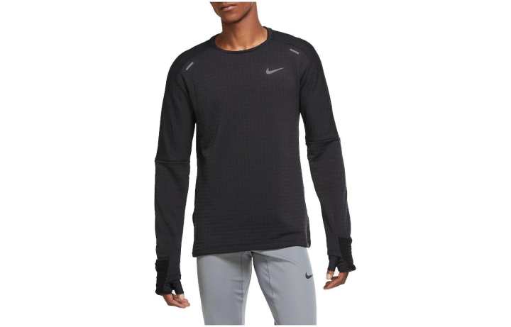 Nike Nike T Shirts Men's Black Crew Neck Moderate Straight Fit