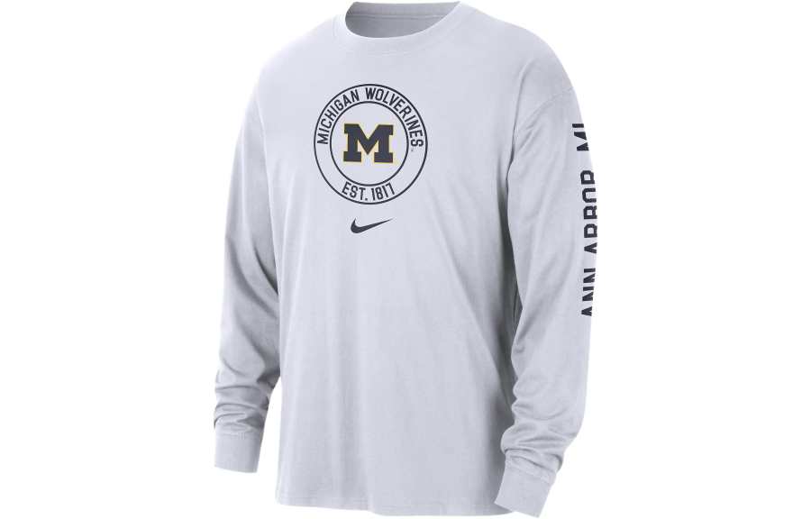 Nike Nike Michigan Max90 Men's Nike College Long-Sleeve T-Shirt