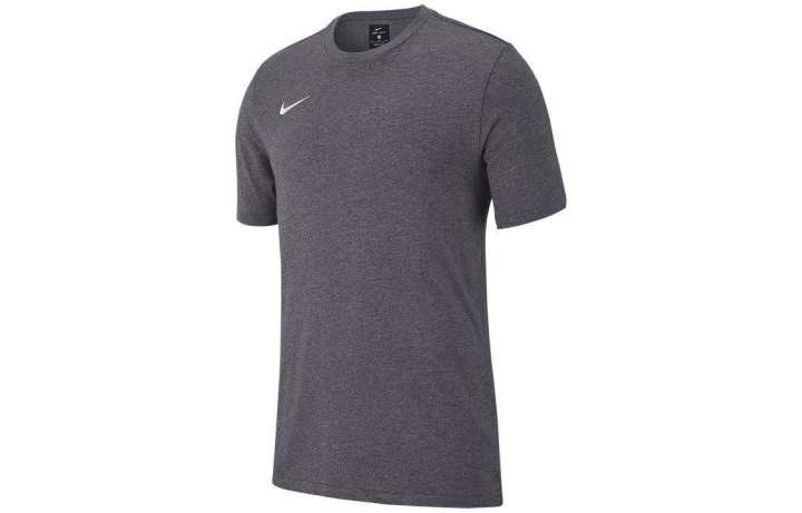 Nike Nike T Shirts Men's Silver Gray Crew Neck Moderate Straight Fit