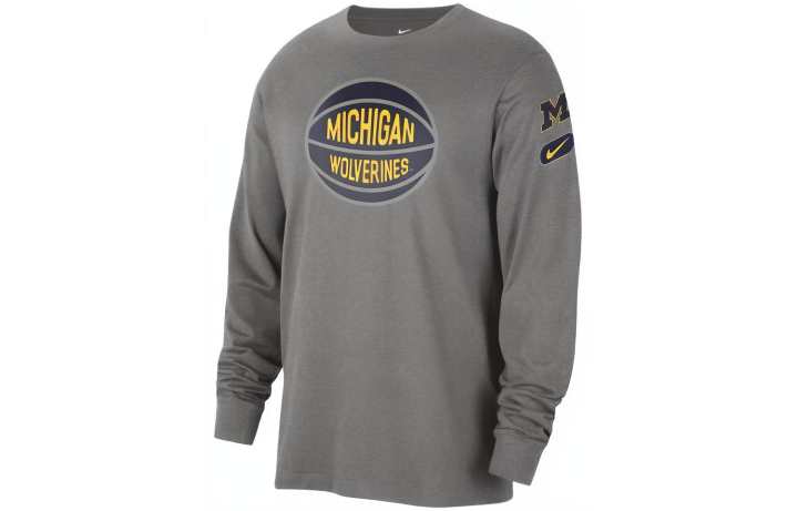 Nike Nike Michigan Fast Break Men's Nike College Long-Sleeve T-Shirt