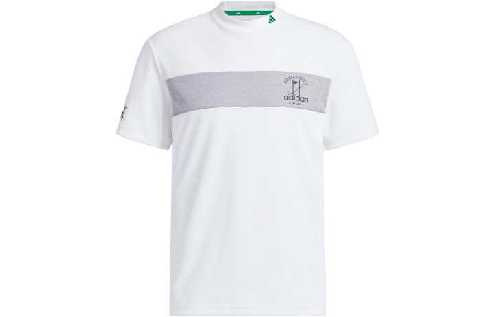Adidas Adidas T Shirts Men's White Crew Neck Moderate Straight Fit