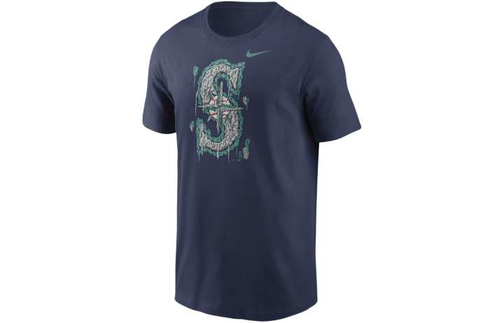 Nike Nike Seattle Mariners Hometown T Shirt Men's Marine Blue