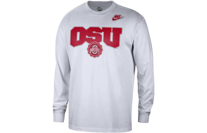 Nike Nike T Shirts Men's White Crew Neck Moderate Straight Fit