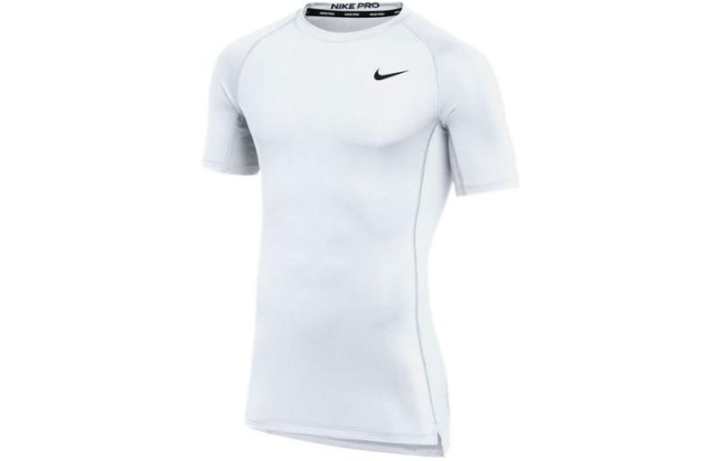 Nike Nike T Shirts Men's White Crew Neck Moderate Straight Fit