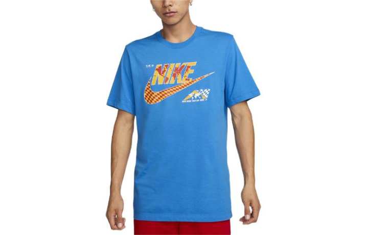Nike Nike Sportswear T Shirt Men's Sky Blue
