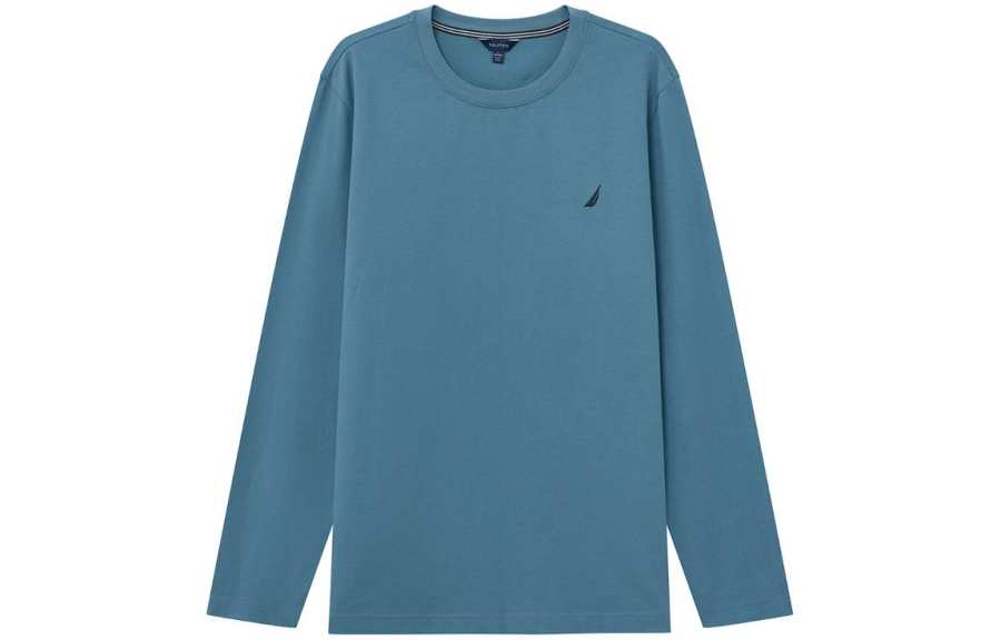 NAUTICA T Shirts Men's Crew Neck Moderate Straight Fit