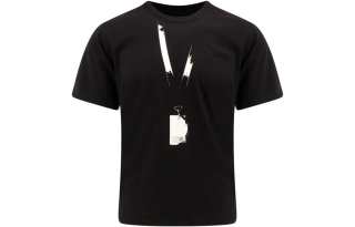 MM6 Maison Margiela SS24 T Shirt Unisex Black
