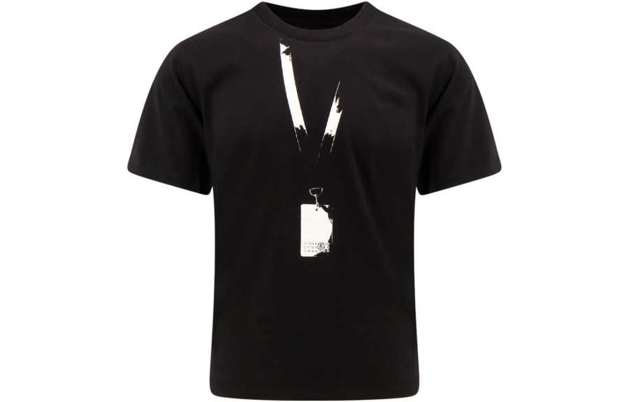 MM6 Maison Margiela SS24 T Shirt Unisex Black