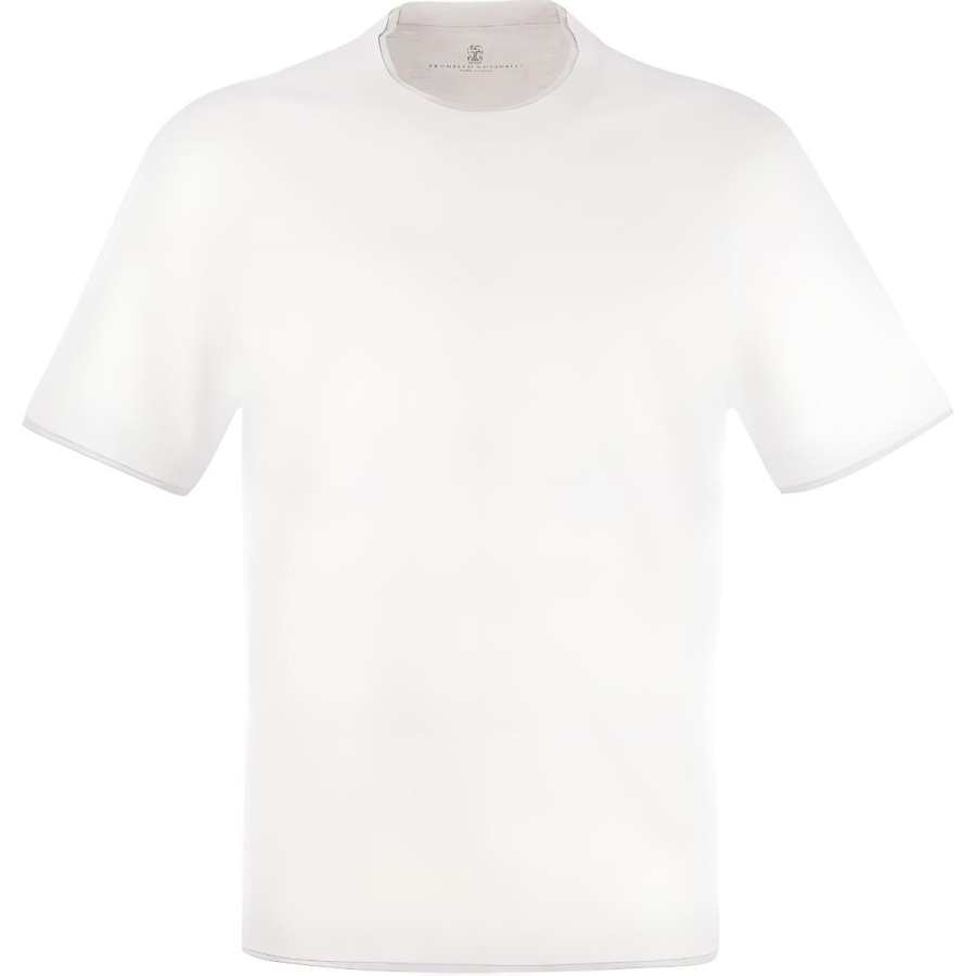 Brunello Cucinelli Layered Effect Crewneck T Shirt