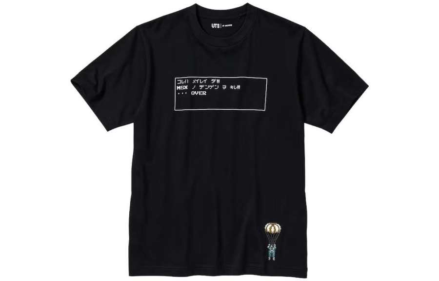 UNIQLO x Metal Gear UNIQLO X Metal Gear T Shirt Unisex Black