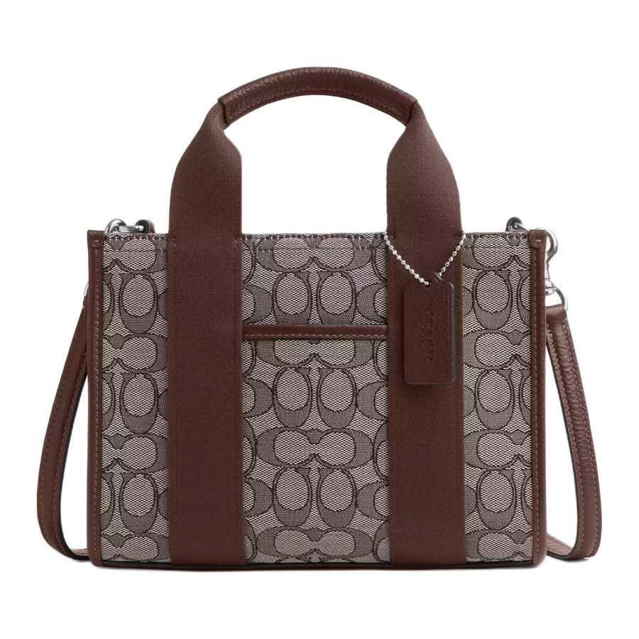 COACH COACH Leather Handbag Medium Women's Brown