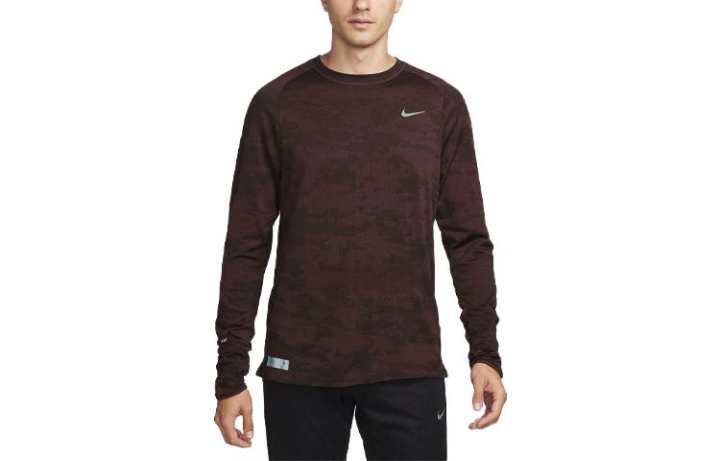 Nike Nike THERMA FIT ADV Therma FIT ADV Running Division T Shirt Men's Dark Brown