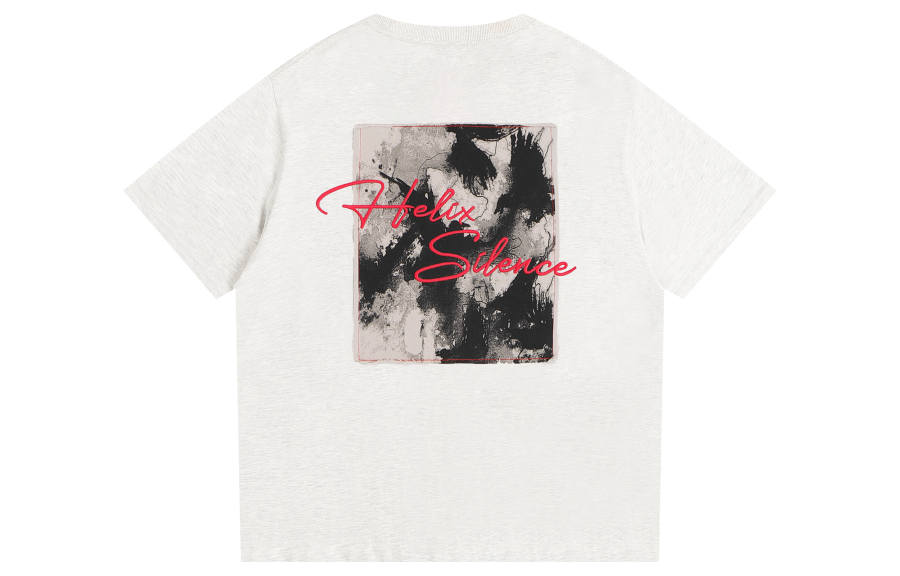 Atry Ink Splatter Applique Collection T Shirt Unisex