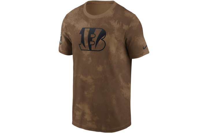 Nike Nike T Shirts Men's Brown Crew Neck Moderate Straight Fit