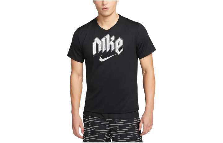 Nike Nike Dri FIT Run Division Miler T Shirt Men's Black