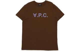 A.P.C Vpc Flocked Cotton T shirt
